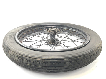 DKW NZ 250 [1938] - Roue arrière avec rayons et moyeu