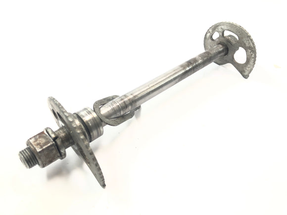 Honda XL 600 R PD03 [1986] - rear axle thru axle with chain tensioner