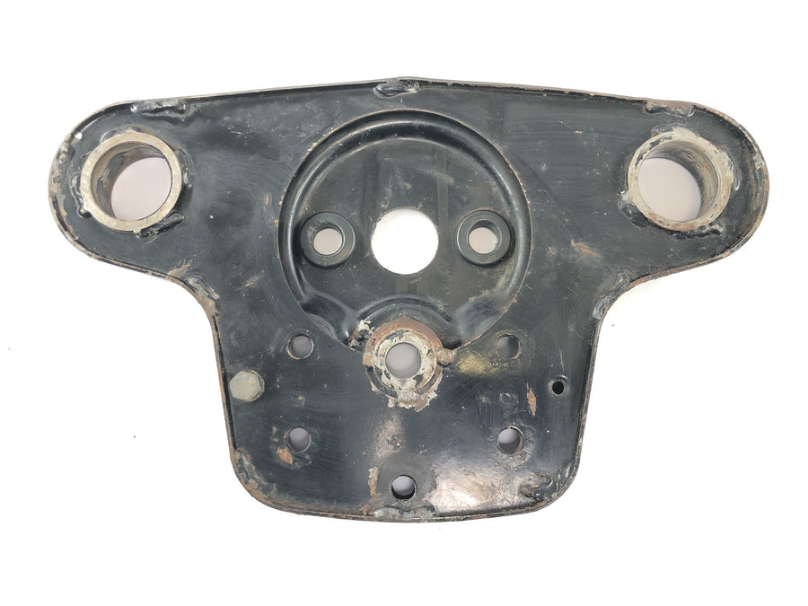 Moto Guzzi V7 Special [1971] - ponte superior do garfo, placa da cabeça de direção, ponte da cabeça de direção