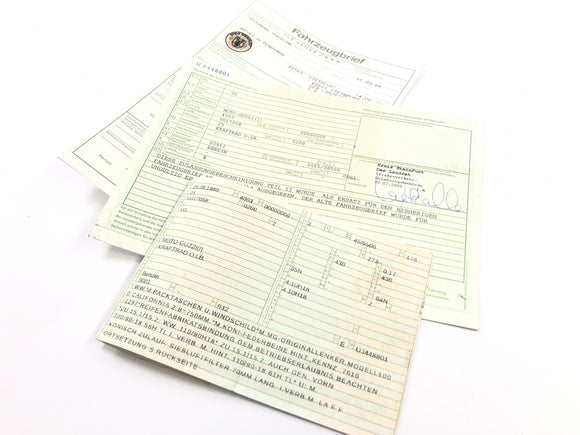 Moto Guzzi V 1000 VG [1980] - Kehys papereilla