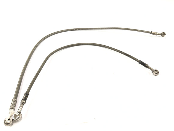 Triumph Street Triple R 675 D67ld [2010]  - フロントスチールフレックスブレーキホースセットのブレーキライン