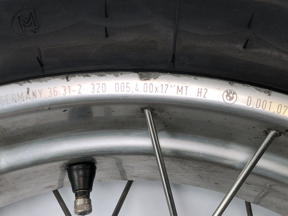 BMW R 1150 GS R21 [2002] - обод заднего колеса со спицами, колесо 5.40 x 17"