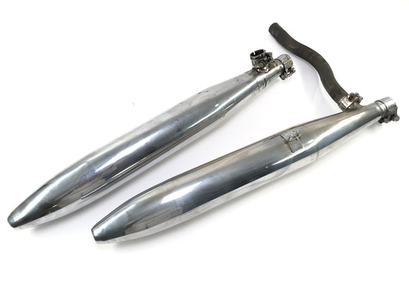 Moto Guzzi V7 Special [1971] - выхлопная глушитель влево и справа