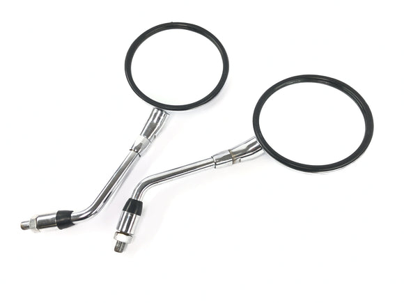 Kawasaki Zephyr 750 ZR750C [1994] - Spiegel Paar Rückspiegel Lenker­spiegel Chrom rund