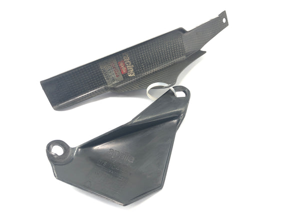 Aprilia RSV 1000 RP Mille [2001] - kjedebeskytter bakhjul kjedegliderbeskytter karbon