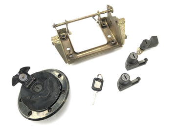 Kawasaki GPZ 1000 RX [1987] - Tanklåshjälmlås Säteslåset Låsuppsättning - 0