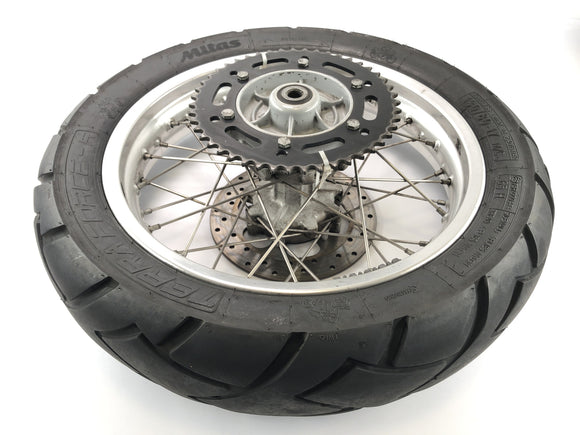 BMW F 650 GS R13 [2002] - borda da roda traseira com roda de corrente e disco de freio 3.0x17 "