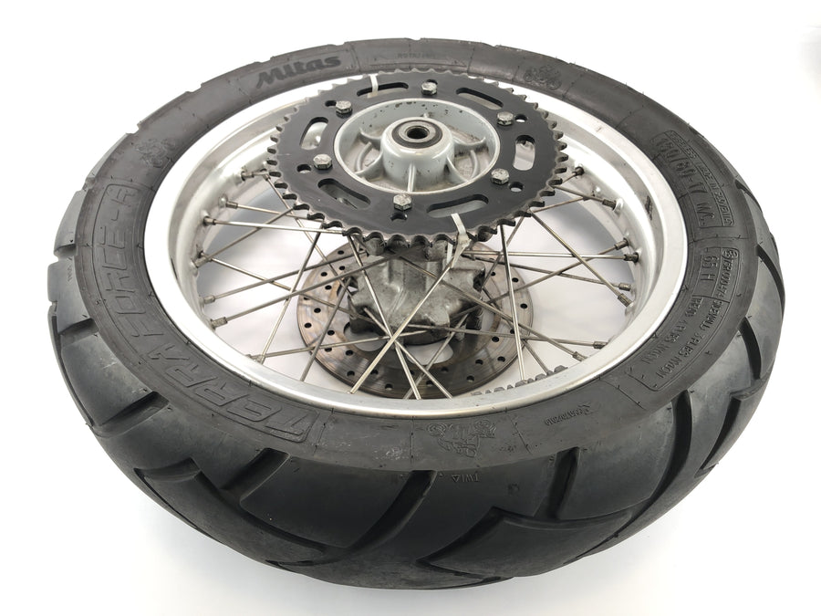 BMW F 650 GS R13 [2002] - Rimbre de la rueda trasera con rueda de cadena y disco de freno 3.0x17 "