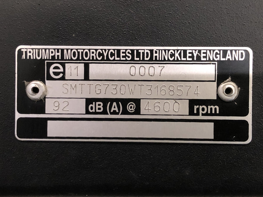Triumph Tiger 955i 709EN [2003] - Okvir sa papirima