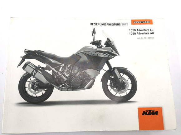 KTM 1050 Adventure [2017] - Инструкции по эксплуатации немецкие