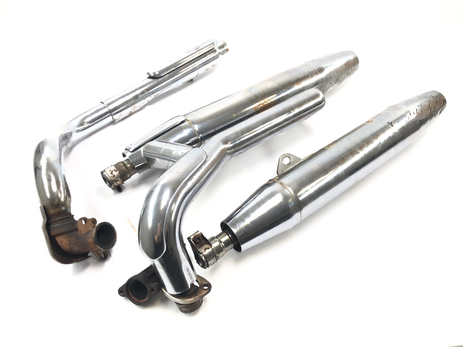 Yamaha XVS 650 Drag Star VM03 [2001] - Auspuffanlage Endrohr Krümmer Schalldämpfer System