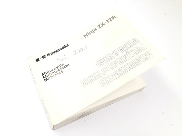 Kawasaki ZX 12 R ZXT20A [2001] - manuell bruksanvisning bruksanvisning