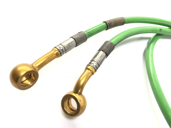 Kawasaki Z 1000 Zrt00A [2006] - Linee freni Flex Green Front and Back con Abe