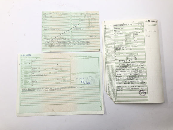 Yamaha GTS 1000 4FV [1997] - Rahmen mit Papieren