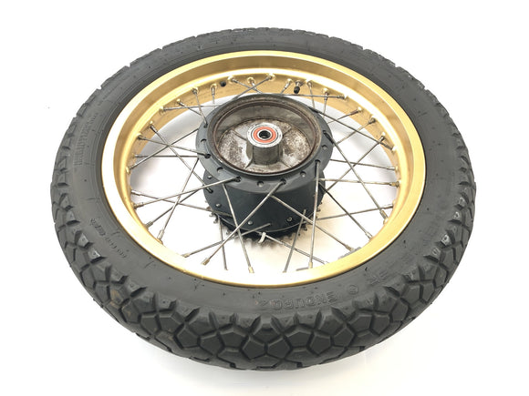 ヤマハXT 600 Zテネレ55W [1986]  - 背面にチェーンホイールが付いた後輪のリム