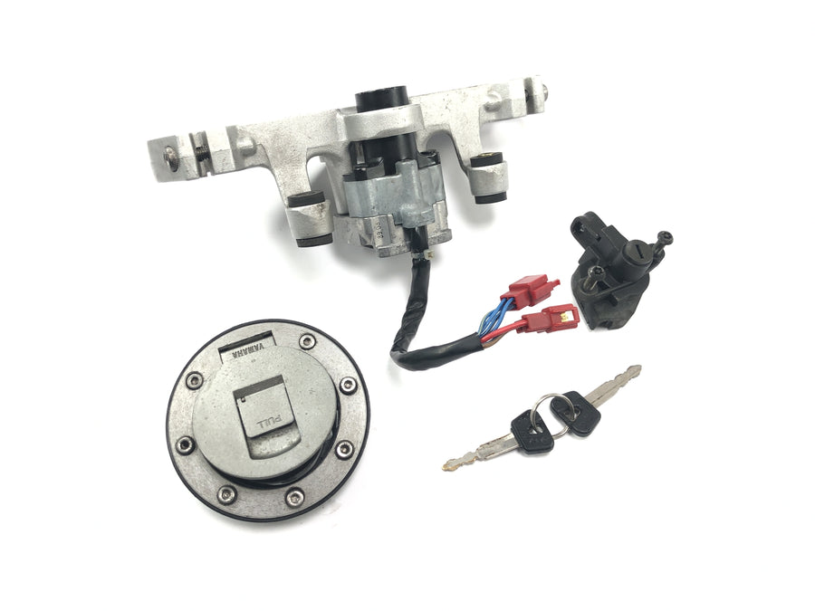Yamaha XJR 1300 RP02 [1999] - Lock set with upper fork bridge, ignition lock, steering lock, tank cap