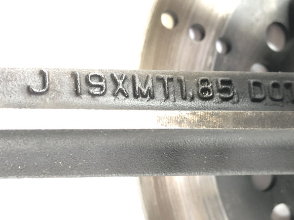 KAWASAKI Z 1100 KZT10A [1984] - Voorwielrand aan de voorkant met remschijven 1.85x19 "