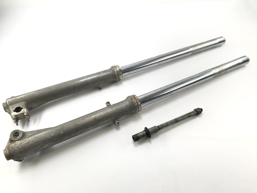 Yamaha XT 500 1U6 [1981] - Gabel Telegabel Federgabel mit Achse