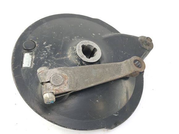 Yamaha XT 500 1U6 [1981] - Bremsetrommel med bremsekinn på baksiden