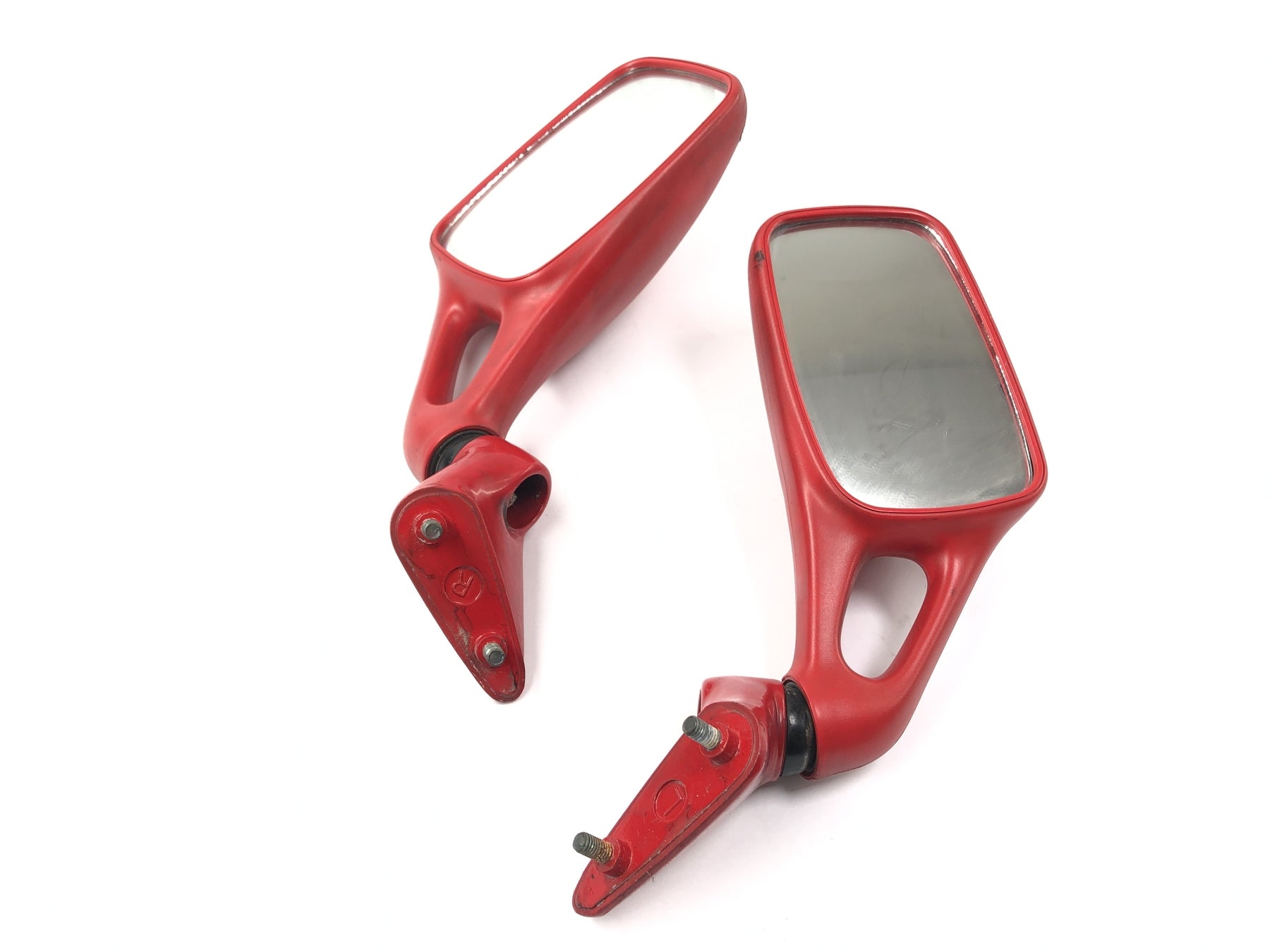 川崎ZX -10 ZXT00B [1990] - 左と右のミラーデザインミラーサイド