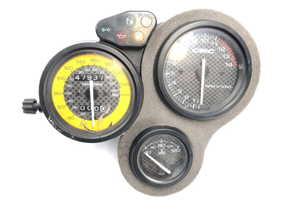 Cagiva Mito 125 EVO 8P [2000] - Tacho Cockpit Instrumenteinheit Tachoglas defekt