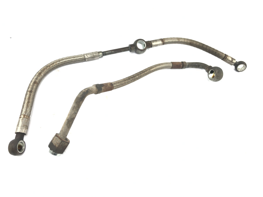 Triumph Bonneville T100 986MF [2012] - Öljyputki, öljyn sisääntuloputki, öljynjäähdyttimen linjat