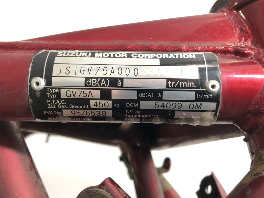 Suzuki Bandit 1200 GV75A [1998] - Okvir sa papirima