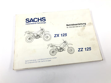 Sachs ZX 125 [1998] - Mode d'emploi manuel mode d'emploi