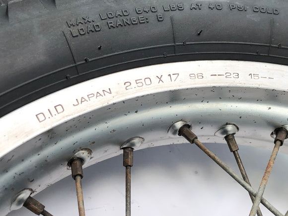Honda XL 600 R PD03 [1986] - Rear wheel rim