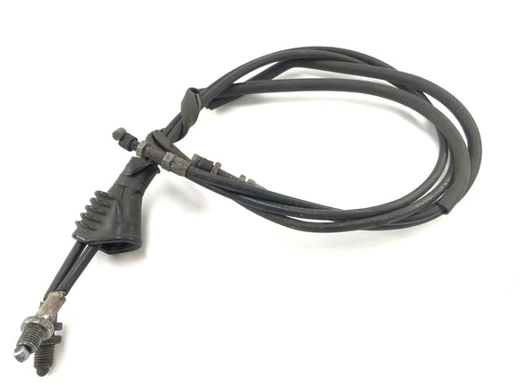 YAMAHA XT 500 1U6 [1981] - Bowden kabelsætgasstog dekompressionstog kobling Kabelbremsetogfront