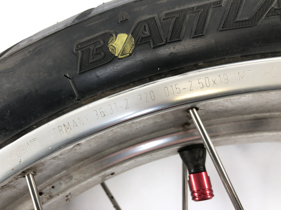 BMW R 1200 GS R12 K25 [2003] - RIM della ruota anteriore Rad 2,50 x19 "Speakenfelde