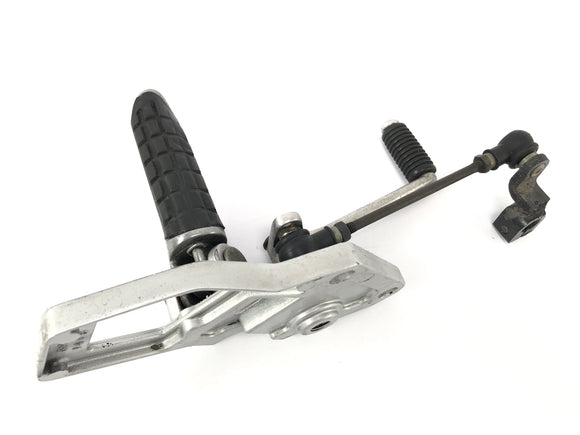 Kawasaki ZX -10 ZXT00B [1990] - footrest system on the left with switching cliffs and switching pedal footrest