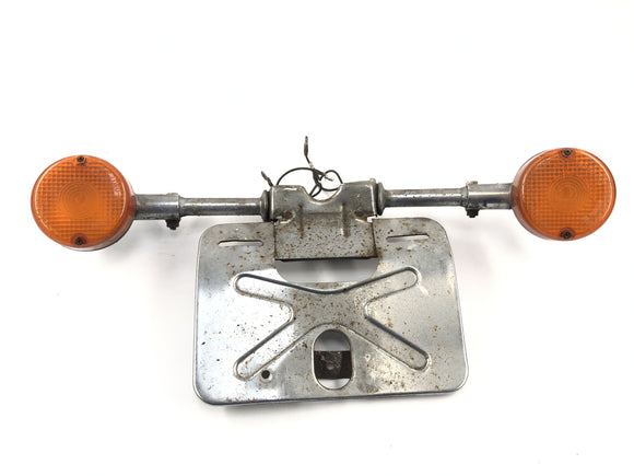 ヤマハXV 750 5G5 [1982]  - ブラケットとナンバープレートホルダーで信号をターン