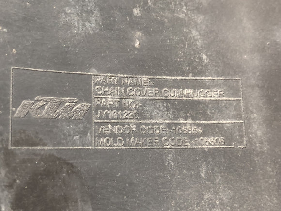 KTM RC 125 [2016] - Ketjunsuojusketjun suojus ketjunohjaimen takapyörän kansi