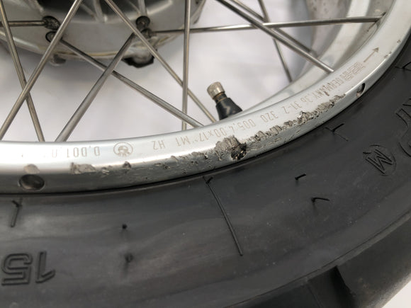 BMW R 1150 GS R21 [2002] - обод заднего колеса со спицами, колесо 5.40 x 17"