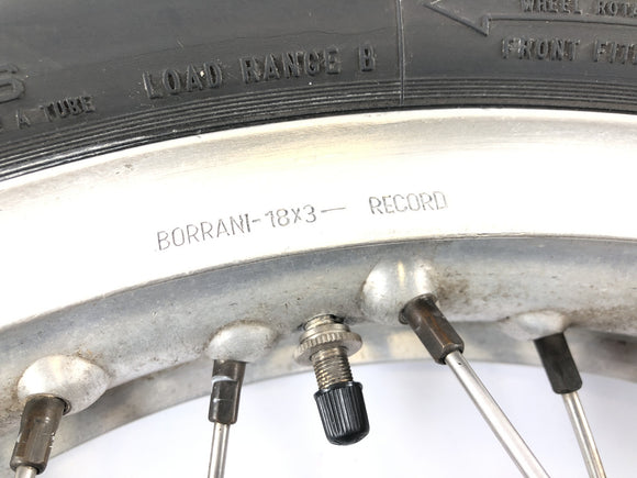 Moto Guzzi V7 Special [1971] - Hinterrad Rad Felge Speichenrad Borrani 18x3