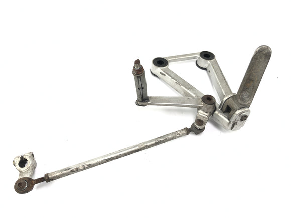 Cagiva Mito 125 EVO 8P [2000] - Fahrerfußraste Fußraste Halterung links mit Schaltpedal