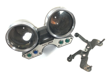 Yamaha XJR 1200 4PU [1996] - Cockpit Instrumentenhalter Tachogehäuse ohne Tacho und Drehzahlmesser