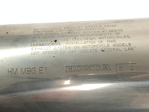 Honda VFR 800 FI RC46 [1999] - Auspuff Endschalldämpfer Schalldämpfer Auspufftopf original