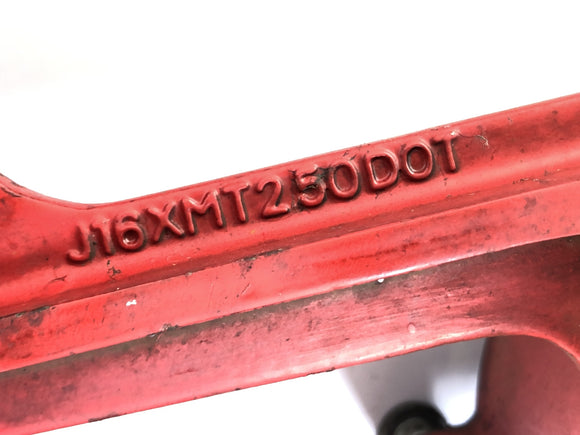 Kawasaki GPZ 1000 RX [1987] - Framhjulskanthjulet 2,50 x 16 "rött