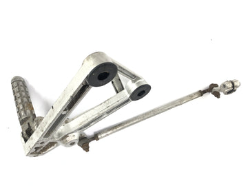 Cagiva Mito 125 EVO 8P [2000] - Fahrerfußraste Fußraste Halterung links mit Schaltpedal