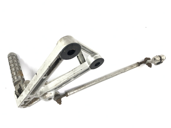 Cagiva Mito 125 EVO 8P [2000] - Fahrerfußraste Fußraste Halterung links mit Schaltpedal