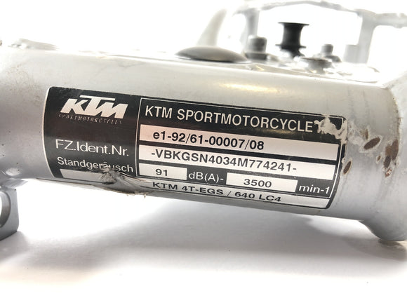 KTM LC4 640 EGS [2004]  - ペーパー付きフレーム