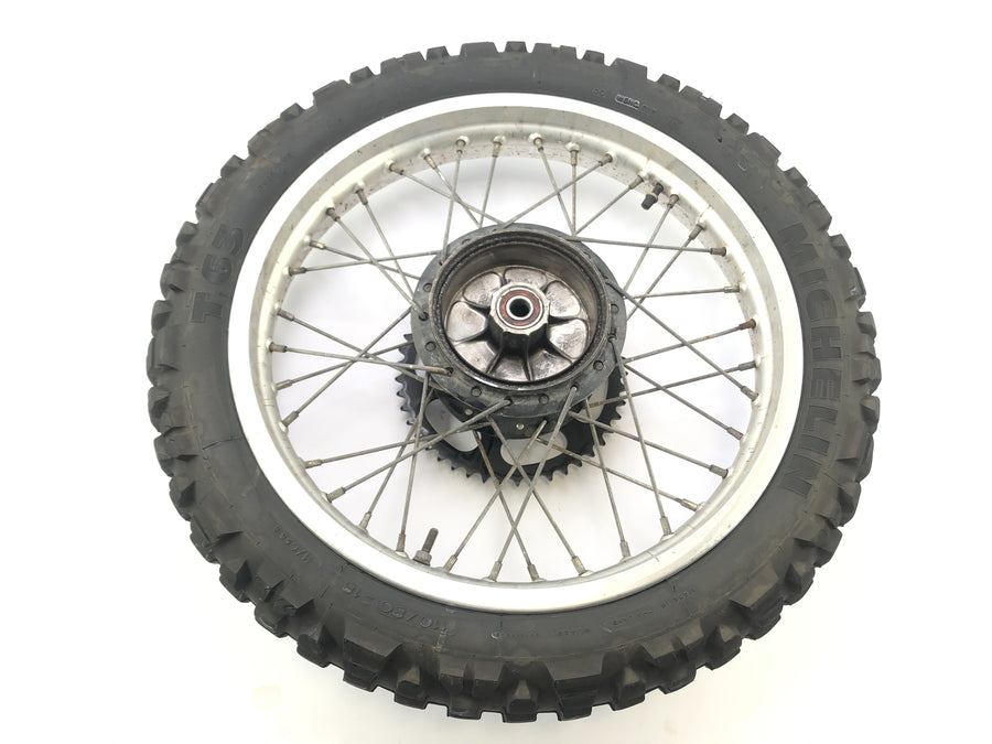 Yamaha XT 350 3YT / 55V [1990] - Hinterrad Rad Felge hinten mit Kettenrad