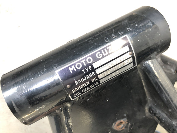 Moto Guzzi V7 Special [1971] - Rahmen mit Fahrzeugbrief Hauptrahmen Fahrgestell Chassis Grundrahmen