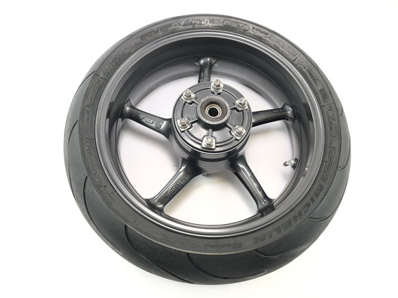 Triumph Street Triple R 675 D67ld [2010] -Hinterrad Rim Wheel Rad Tyres 5.5x17 "