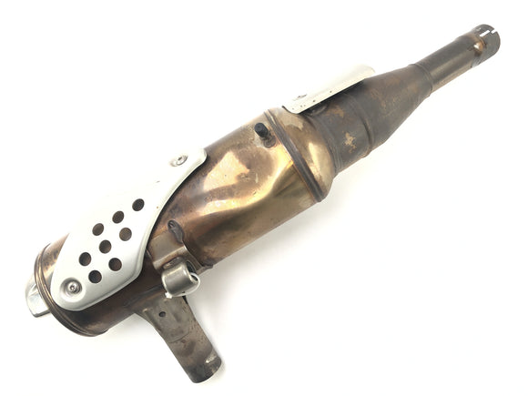 BMW F 650 GS Dakar [2007] - Silenciador de exaustão à esquerda com solavanco