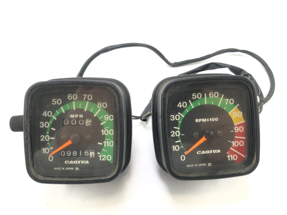 Cagiva Elefant 650 [1984] - tachometr kokpitu tacho