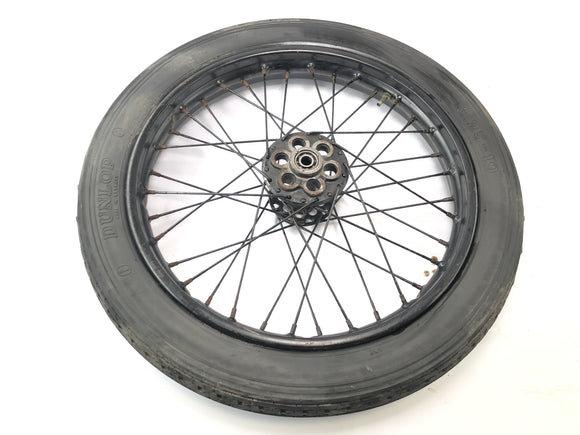 DKW NZ 250 [1938] - Roue arrière avec rayons et moyeu