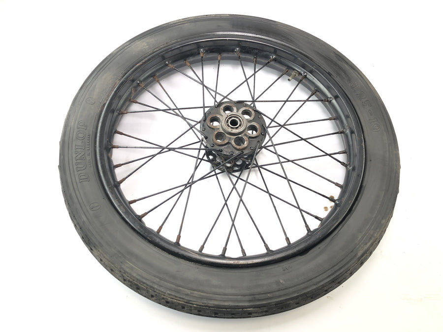 DKW NZ 250 [1938] - 带辐条和轮毂的后轮